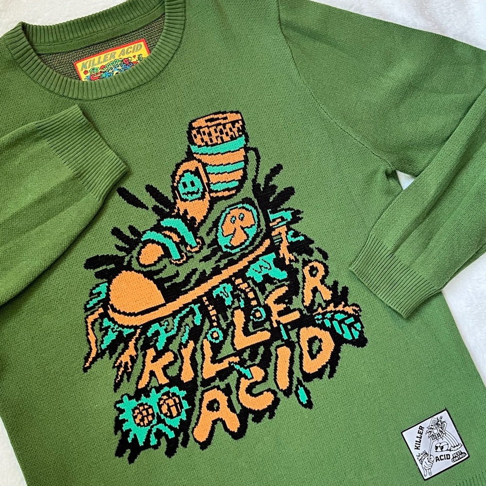KILLER ACID ZUMIEZ SKATER SWEATER